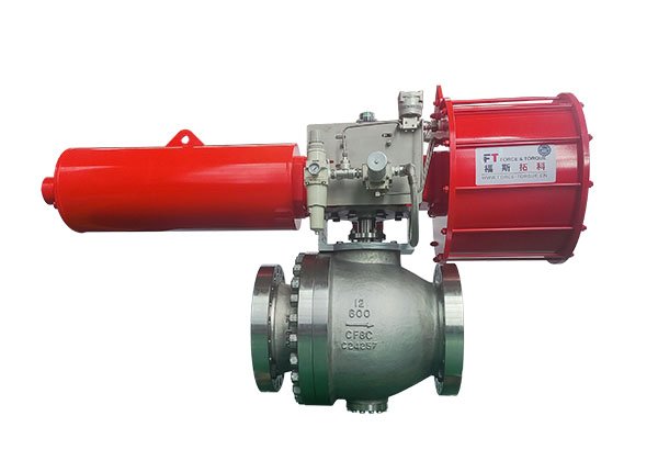 12”600 CF8C材质 硬密封耐磨C型球阀